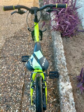 Bicicleta infantil B-PRO 16 color verde