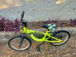 Bicicleta infantil B-PRO 16 color verde