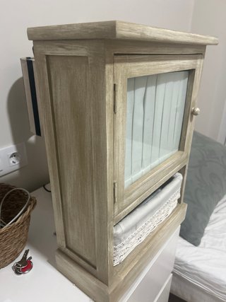 Estantería/Armario Madera con Cesta