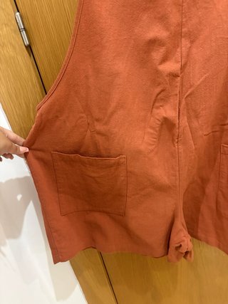 Peto corto naranja shein