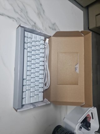 Teclado Razer Huntsman Mini Mercury Blanco