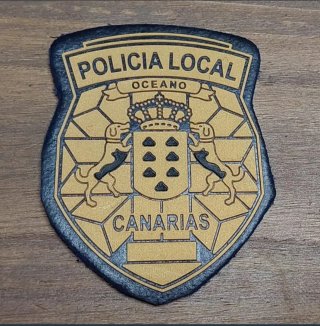 Set 3 parches Policia Local Alajero, Canarias