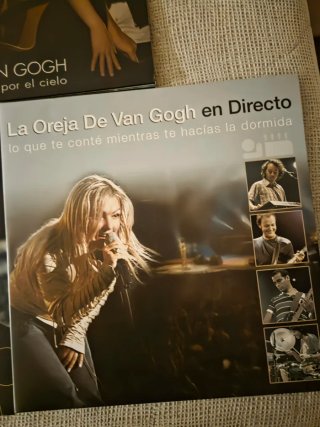 Lote Vinilos LP La Oreja de Van Gogh y Leire