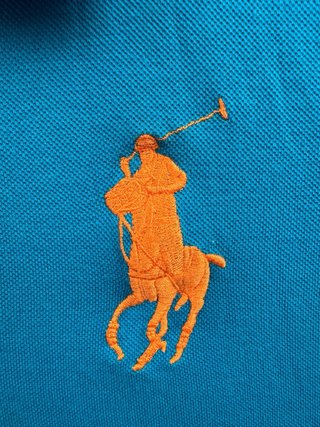 Polo Ralph Lauren S Azul Naranja