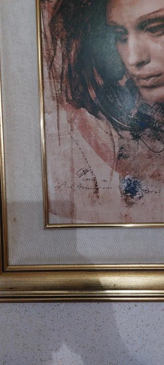 Quadro Pietro Annigoni Eva Madre con certificato