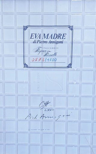 Quadro Pietro Annigoni Eva Madre con certificato