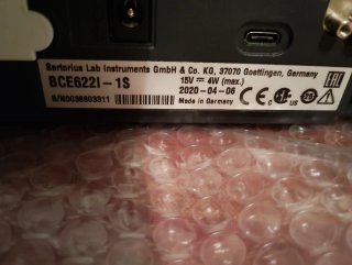 Balanza Sartorius BCE6221-1S