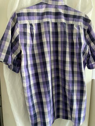 Lote 2 Camisas Hombre Rayas y Cuadros