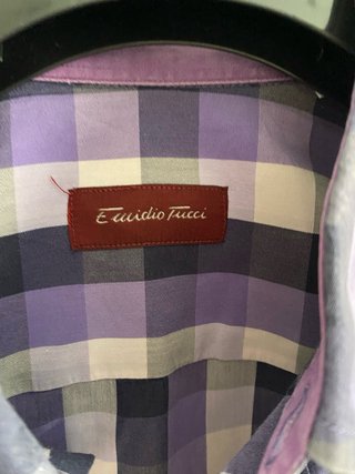 Lote 2 Camisas Hombre Rayas y Cuadros
