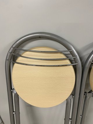 2 Banquetas Cocina Metálicas y Madera