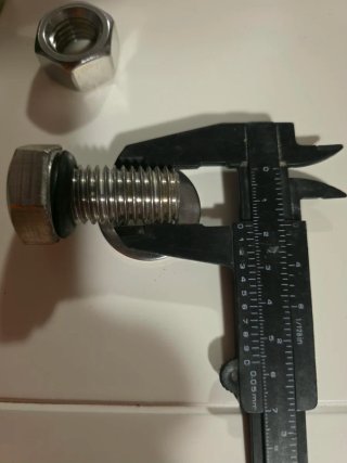 Tornillo M17 x 35 Acero Inoxidable