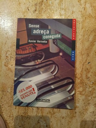 Sense adreça coneguda - Xavier Vernetta