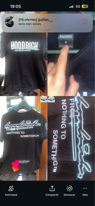 Camiseta HOODRICH Negra Talla S