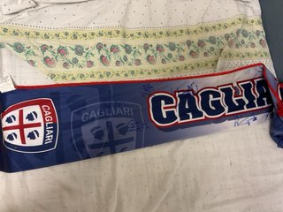 Sciarpa Cagliari con autografi