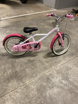 Bicicleta infantil B'TWIN rosa