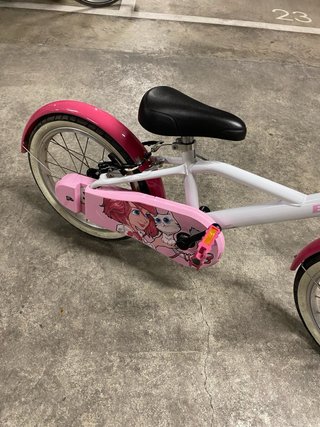 Bicicleta infantil B'TWIN rosa