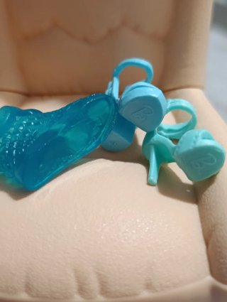 Lote Accesorios Barbie Azul