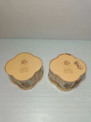 2 scatole piccole in latta Bonnie Bonnets anni 70