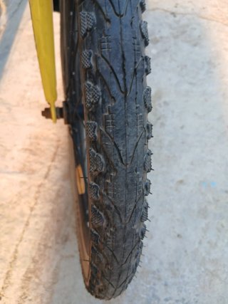 Bicicleta Plegable Leotron Amarilla
