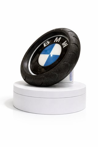 Cenicero Rueda Moto BMW