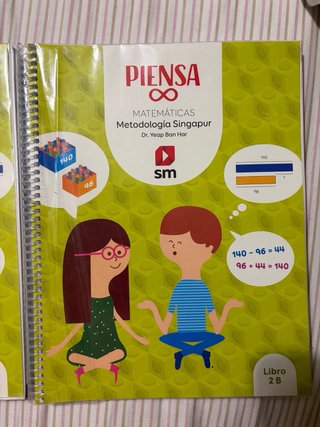 Matemáticas Piensa ∞ : metodología Singapur
