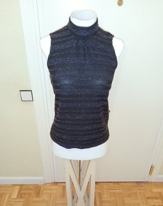 Blusa Esprit sin mangas con brillos