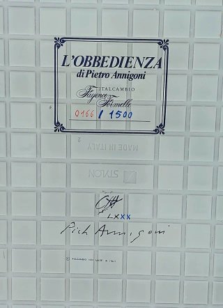 Quadro Pietro Annigoni L'obbedienza