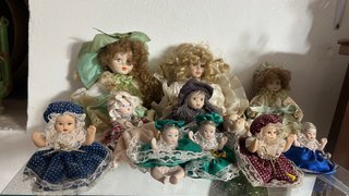 Set 10 Bamboline Ceramica