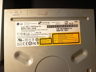 Lector + lector/grabdor CD/DVD LG + Lector tarjeta
