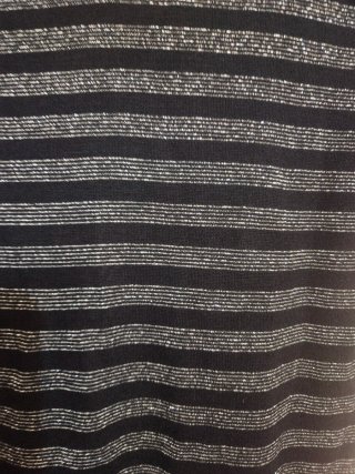 Maglia Terranova righe argento glitter tg S