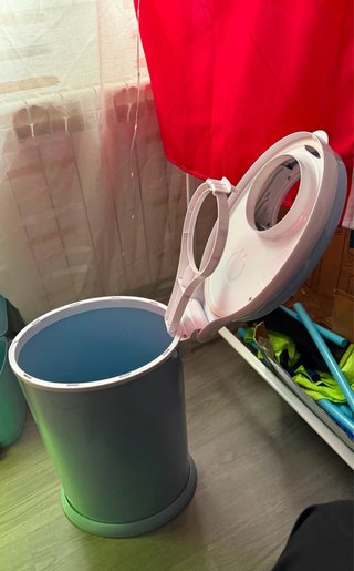 Cubo basura pañalero Ubbi acero