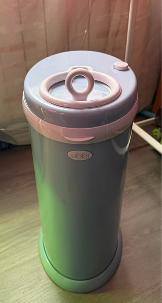 Cubo basura pañalero Ubbi acero
