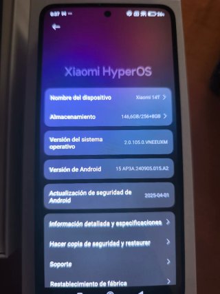 Xiaomi 14T Negro