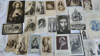 Colección 30 Estampas Religiosas Antiguas