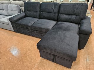 Sofá Cama Chaiselong Gris con Arcón