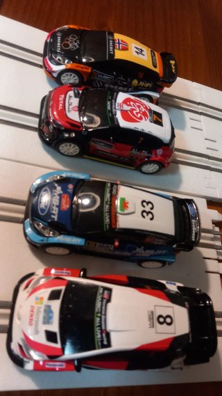Scalextric Ninco WRC 1:43.oferta lote 4 coches