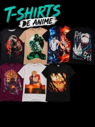 Camisetas Anime Varias Tallas