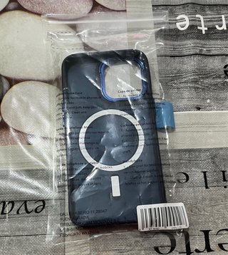 Funda iPhone 15 Pro/Pro Max MagSafe Azul