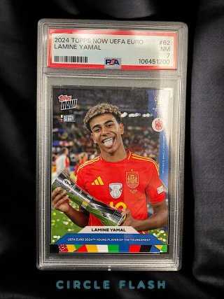 Lamine Yamal ToppCarts Now UEFA Euro 2024 RC PSA 7