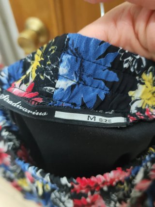 Falda estampada floral