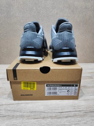 Salomon Alphacross 5 Gris Negro 43 1/3