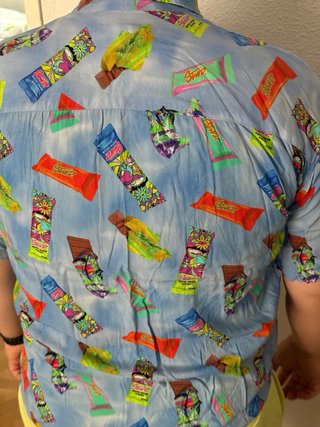 Camisa L/XL Hombre Hawaiana Estampada verano