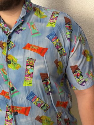 Camisa L/XL Hombre Hawaiana Estampada verano