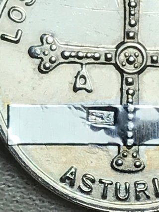 Moneda Plata Ley 925 Reyes Asturias + Regalo