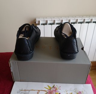 Zapatillas Clarks Piel Negras Talla 39