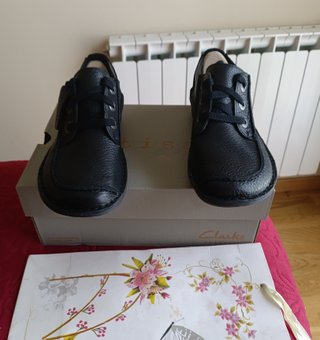 Zapatillas Clarks Piel Negras Talla 39