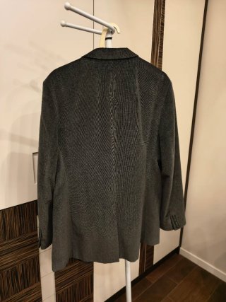 Americana Terciopelo Gris Nostalgic Tailors