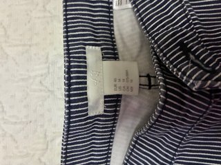 Pantalón corto h&m a rayas