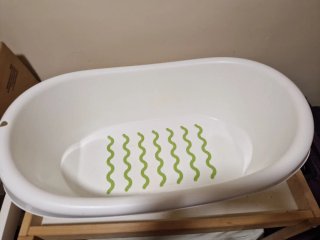 Cambiador bebé madera 0-12 meses y bañera incluida