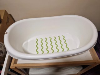 Cambiador bebé madera 0-12 meses y bañera incluida